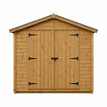 Drewniany domek ogrodowy sosnowy 200x150x210 cm brązowy